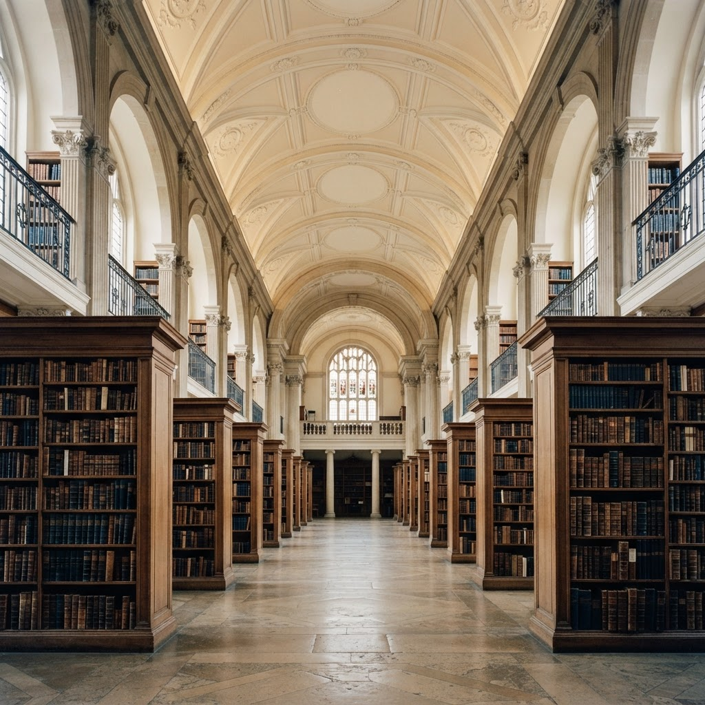 Historic university library